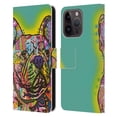 thumbnail image 1 of Head Case Designs Officially Licensed Dean Russo Dogs French Bulldog Leather Book Wallet Case Cover Compatible with Apple iPhone 15 Pro, 1 of 6