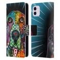 thumbnail image 1 of Head Case Designs Officially Licensed Dean Russo Dogs Hound Leather Book Wallet Case Cover Compatible with Apple iPhone 11, 1 of 6