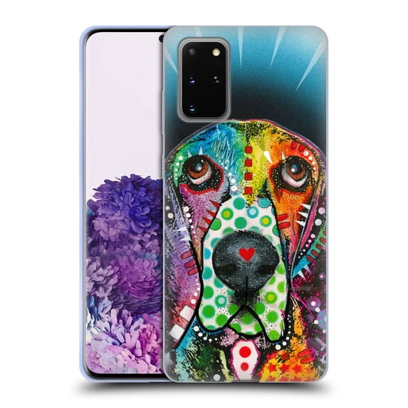 Head Case Designs Officially Licensed Dean Russo Dogs Hound Soft Gel Case Compatible with Samsung Galaxy S20+ / S20+ 5G