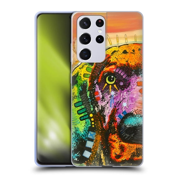 Head Case Designs Officially Licensed Dean Russo Dogs Lab Soft Gel Case Compatible with Samsung Galaxy S21 Ultra 5G