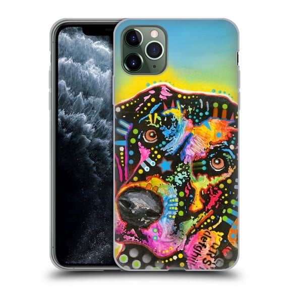 Head Case Designs Officially Licensed Dean Russo Dogs Labrador Soft Gel Case Compatible with Apple iPhone 11 Pro Max