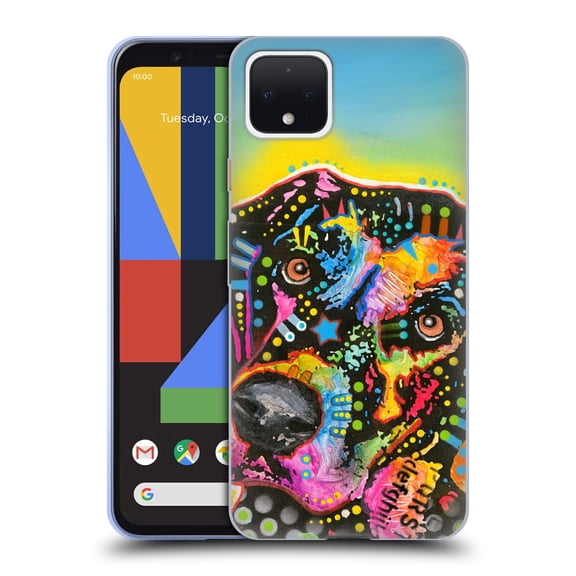 Head Case Designs Officially Licensed Dean Russo Dogs Labrador Soft Gel Case Compatible with Google Pixel 4