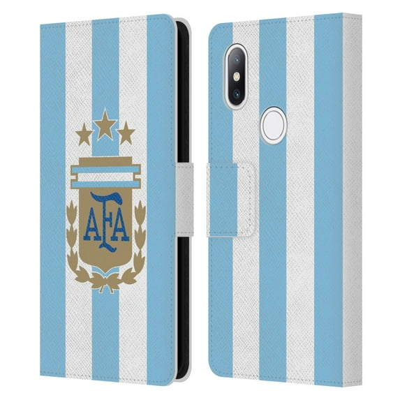 Head Case Designs Officially Licensed Argentina National Football Team 2024/25 Crest Kit Home Leather Wallet Case Compatible with Xiaomi Mi Mix 2S