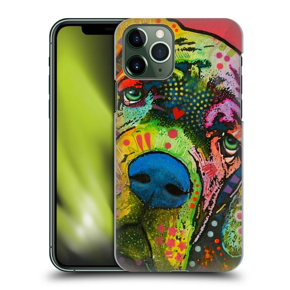 Head Case Designs Officially Licensed Dean Russo Dogs Mastiff Hard Back Case Compatible with Apple iPhone 11 Pro