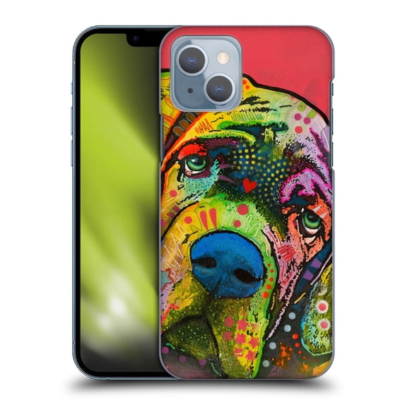 Head Case Designs Officially Licensed Dean Russo Dogs Mastiff Hard Back Case Compatible with Apple iPhone 14