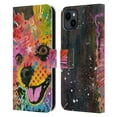 thumbnail image 1 of Head Case Designs Officially Licensed Dean Russo Dogs Pomeranian Leather Book Wallet Case Cover Compatible with Apple iPhone 15 Plus, 1 of 6