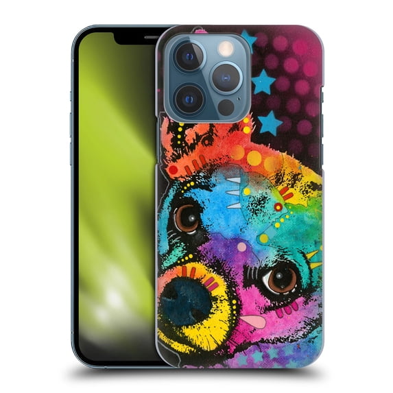 Head Case Designs Officially Licensed Dean Russo Dogs Pop Chihuahua Hard Back Case Compatible with Apple iPhone 13 Pro