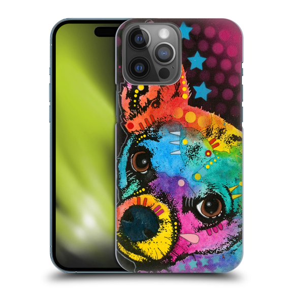 Head Case Designs Officially Licensed Dean Russo Dogs Pop Chihuahua Hard Back Case Compatible with Apple iPhone 14 Pro Max
