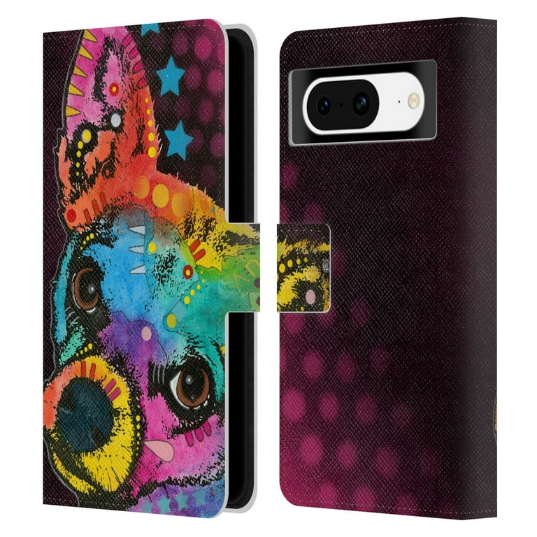 Chihuahua Phone Case Wallet - Pink Floral Chihuahua Phone Case Wallet - Pink Floral