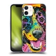 thumbnail image 1 of Head Case Designs Officially Licensed Dean Russo Dogs Smiling Collie Soft Gel Case Compatible with Apple iPhone 12 Mini, 1 of 7