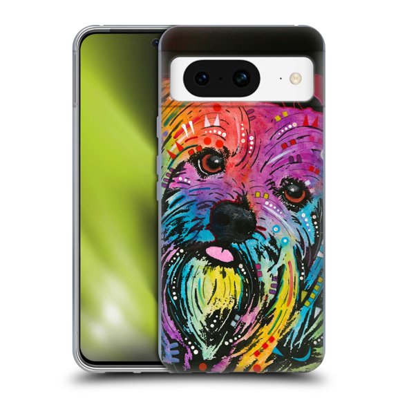 Head Case Designs Officially Licensed Dean Russo Dogs Yorkie Soft Gel Case Compatible with Google Pixel 8