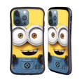 thumbnail image 1 of Head Case Designs Officially Licensed Despicable Me Full Face Minions Bob Hybrid Case Compatible with Apple iPhone 13 Pro, 1 of 7