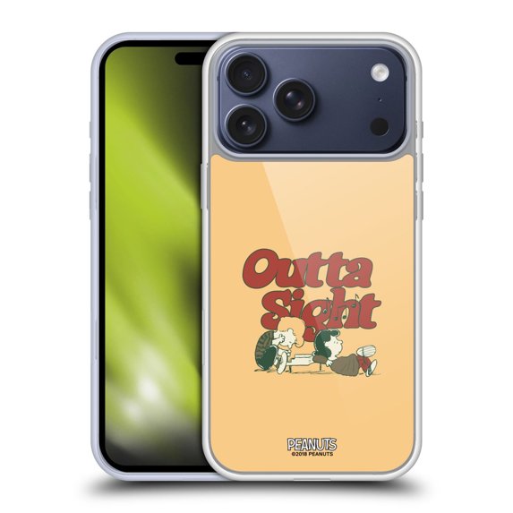 Head Case Designs Peanuts Woodstock 50th Schroeder Lucy Outta Sight Soft Gel Case for Apple iPhone 17 Pro Max