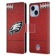 thumbnail image 1 of Head Case Designs NFL Philadelphia Eagles Graphics Football Leather Book Wallet Case Cover For Apple iPhone 14 Plus, 1 of 6