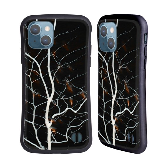 Head Case Designs Officially Licensed Dorit Fuhg Forest Black Hybrid Case Compatible with Apple iPhone 13
