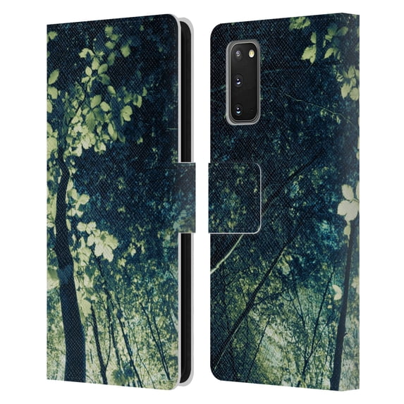 Head Case Designs Officially Licensed Dorit Fuhg Forest Tree Leather Book Wallet Case Cover Compatible with Samsung Galaxy S20 / S20 5G