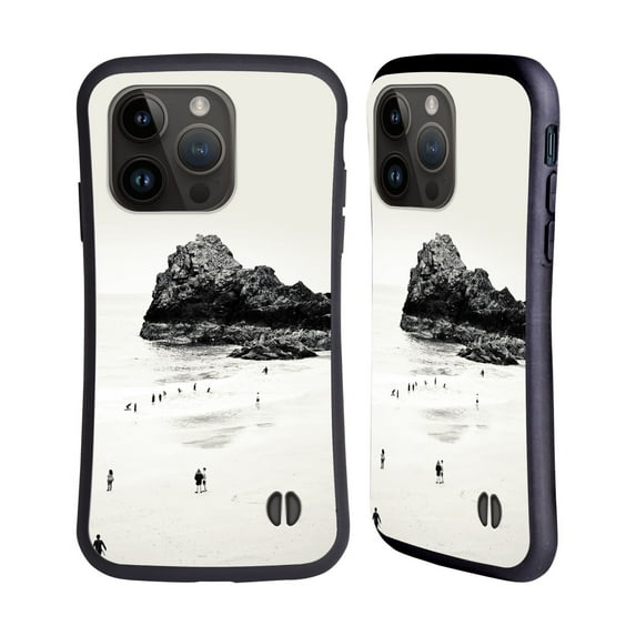 Head Case Designs Officially Licensed Dorit Fuhg Travel Stories Cornwall Beach Life Hybrid Case Compatible with Apple iPhone 15 Pro