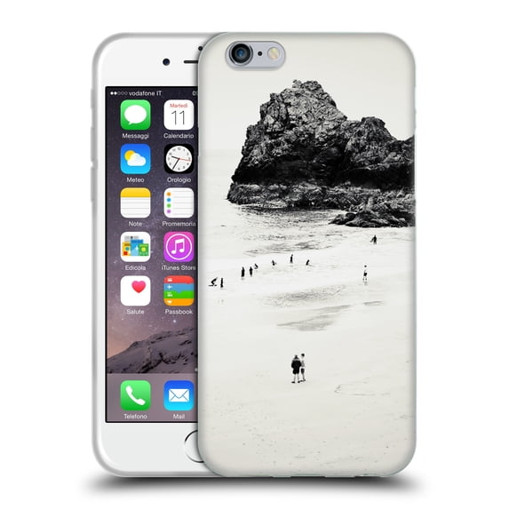 Head Case Designs Officially Licensed Dorit Fuhg Travel Stories Cornwall Beach Life Soft Gel Case Compatible with Apple iPhone 6 / iPhone 6s