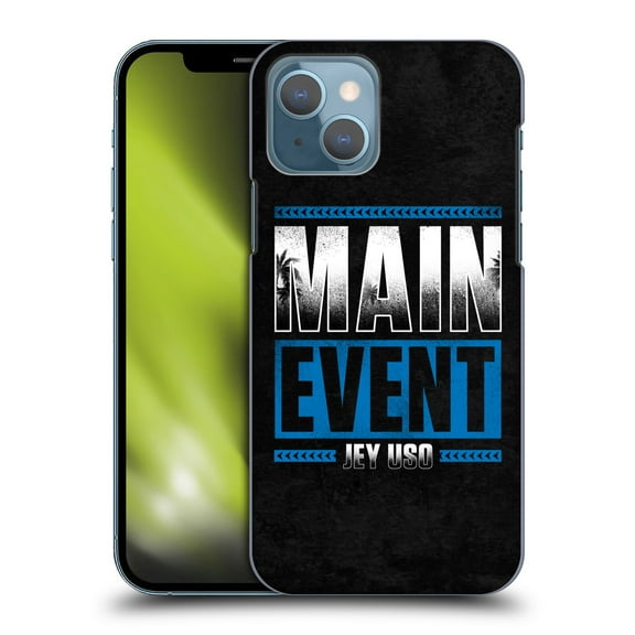 Head Case Designs Officially Licensed WWE Jey Uso Main Event Hard Back Case Compatible with Apple iPhone 13