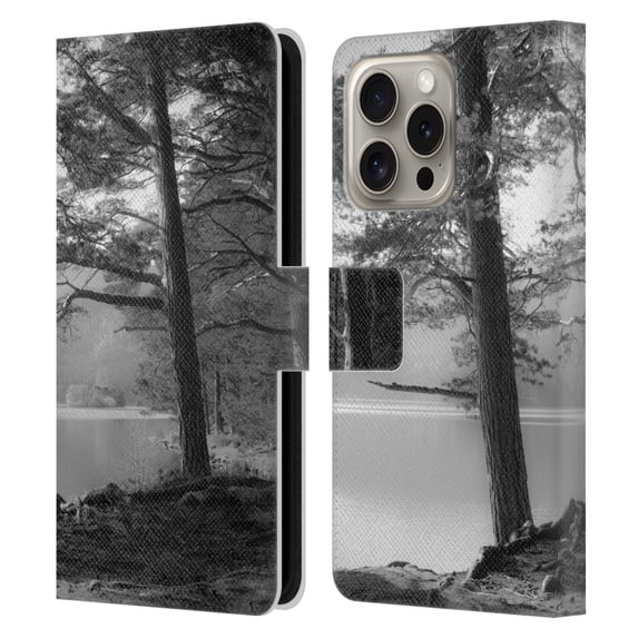 Head Case Designs Officially Licensed Dorit Fuhg Travel Stories Loch an Eilein Leather Book Wallet Case Cover Compatible with Apple iPhone 16 Pro