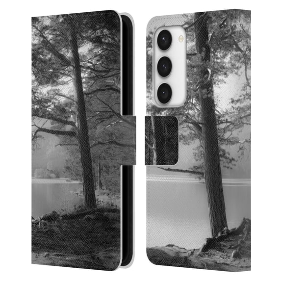 Head Case Designs Officially Licensed Dorit Fuhg Travel Stories Loch an Eilein Leather Book Wallet Case Cover Compatible with Samsung Galaxy S23 5G