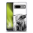 thumbnail image 1 of Head Case Designs Officially Licensed Dorit Fuhg Travel Stories Portrait of a Highland Cow Soft Gel Case Compatible with Google Pixel 7, 1 of 7