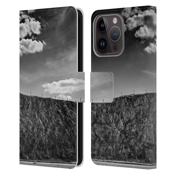 Head Case Designs Officially Licensed Dorit Fuhg Travel Stories The Cloud Leather Book Wallet Case Cover Compatible with Apple iPhone 15 Pro