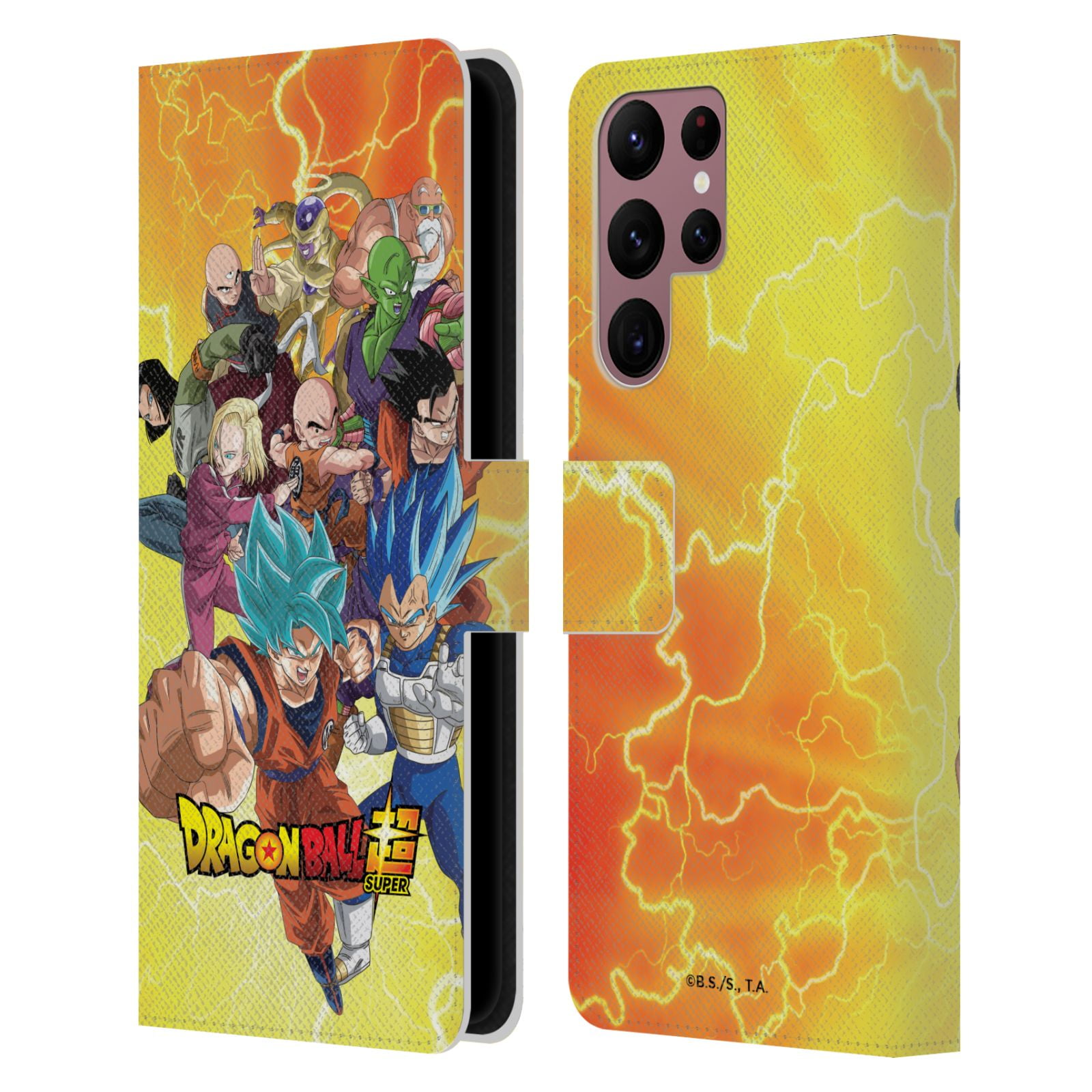 Capa para Samsung Galaxy S22 Oficial de Dragon Ball Guerreiros