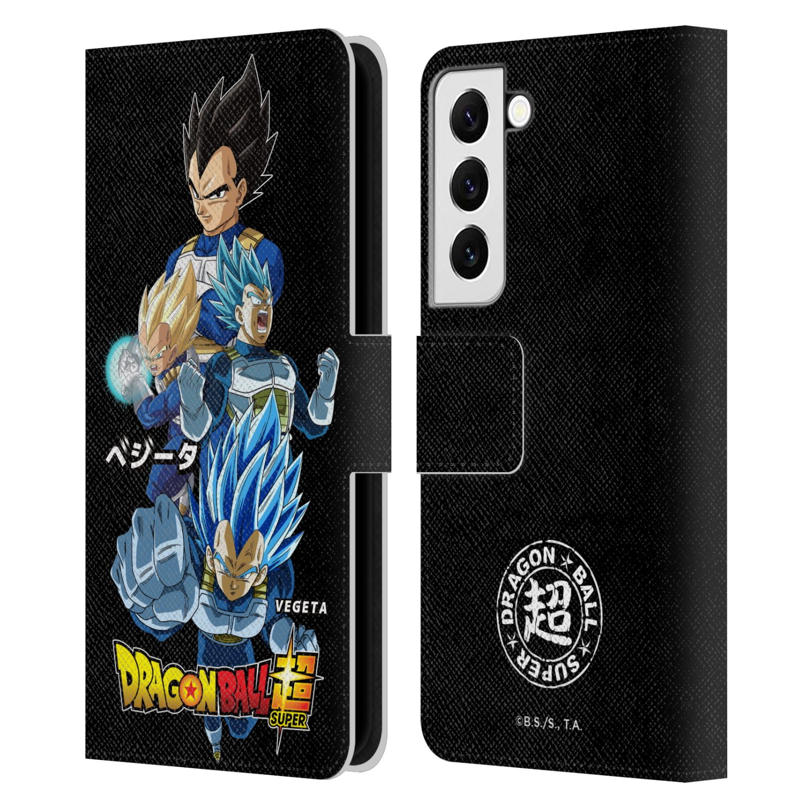 Head Case Designs Officially Licensed Dragon Ball Super Universe Survival  Characters Vegeta Leather Book Wallet Case Cover Compatible with Samsung