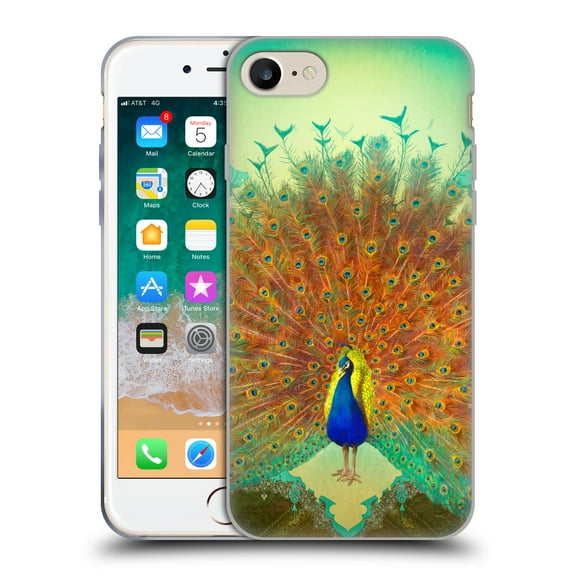 Head Case Designs Officially Licensed Duirwaigh Animals Peacock Soft Gel Case Compatible with Apple iPhone 7 / 8 / SE 2020 & 2022