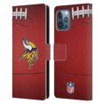 thumbnail image 1 of Head Case Designs NFL Minnesota Vikings Graphics Football Leather Book Wallet Case Cover For Apple iPhone 12 Pro Max, 1 of 6