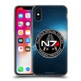 thumbnail image 1 of Head Case Designs Officially Licensed EA Bioware Mass Effect 3 Badges And Logos N7 Training Program Soft Gel Case Compatible with Apple iPhone X / iPhone XS, 1 of 7