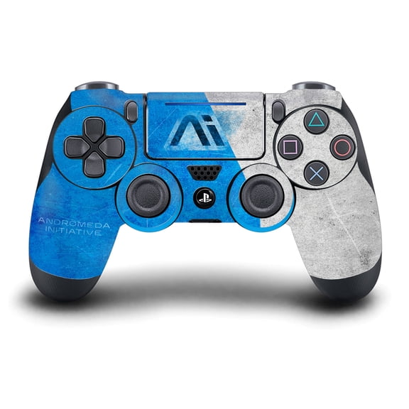 Head Case Designs Officially Licensed EA Bioware Mass Effect Andromeda Graphics Initiative Distressed Vinyl Skin Decal Compatible with Sony DualShock 4 Controller