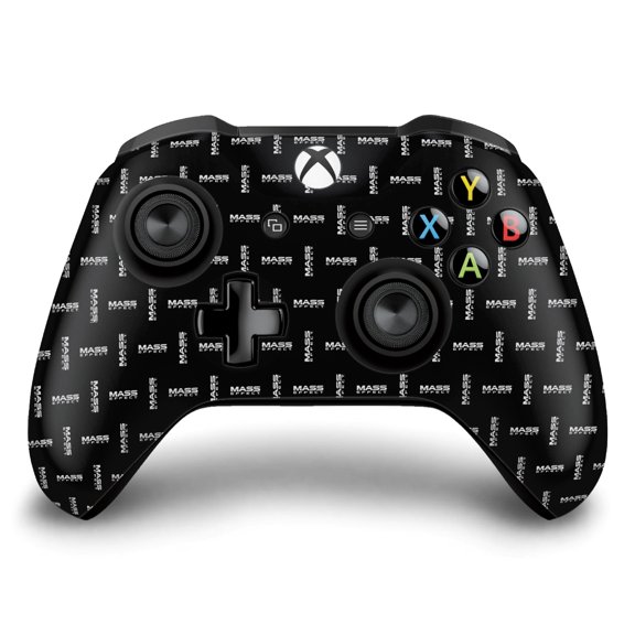 Head Case Designs Officially Licensed EA Bioware Mass Effect Graphics Logo Pattern Vinyl Sticker Skin Decal Cover Compatible with Microsoft Xbox One S / X Controller