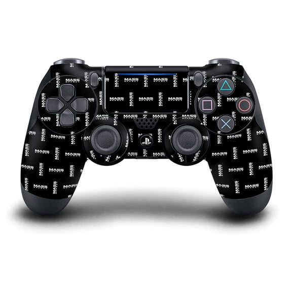 Head Case Designs Officially Licensed EA Bioware Mass Effect Graphics Logo Pattern Vinyl Sticker Skin Decal Cover Compatible with Sony DualShock 4 Controller