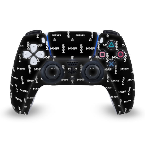Head Case Designs Officially Licensed EA Bioware Mass Effect Graphics Logo Pattern Vinyl Sticker Skin Decal Cover Compatible with Sony PS5 Sony DualSense Controller