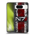 thumbnail image 1 of Head Case Designs Officially Licensed EA Bioware Mass Effect Graphics N7 Logo Distressed Soft Gel Case Compatible with Google Pixel 8, 1 of 7