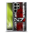 thumbnail image 1 of Head Case Designs Officially Licensed EA Bioware Mass Effect Graphics N7 Logo Distressed Soft Gel Case Compatible with Samsung Galaxy S23 Ultra 5G, 1 of 7