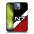 thumbnail image 1 of Head Case Designs Officially Licensed EA Bioware Mass Effect Graphics N7 Logo Stripes Soft Gel Case Compatible with Apple iPhone 13, 1 of 7