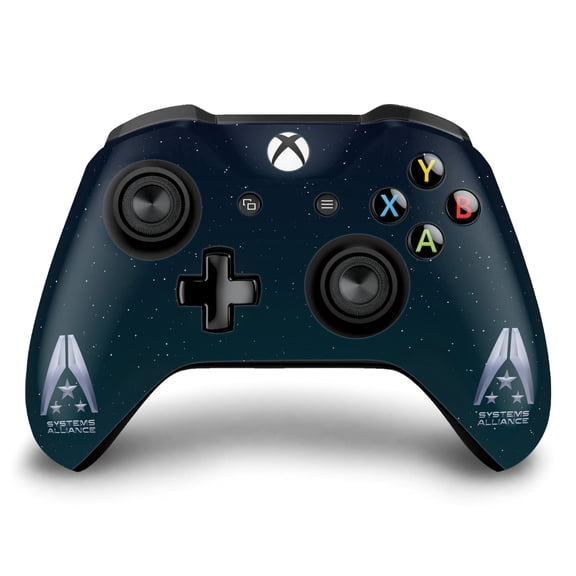 Head Case Designs Officially Licensed EA Bioware Mass Effect Graphics Systems Alliance Logo Vinyl Sticker Skin Decal Compatible with Microsoft Xbox One S / X Controller