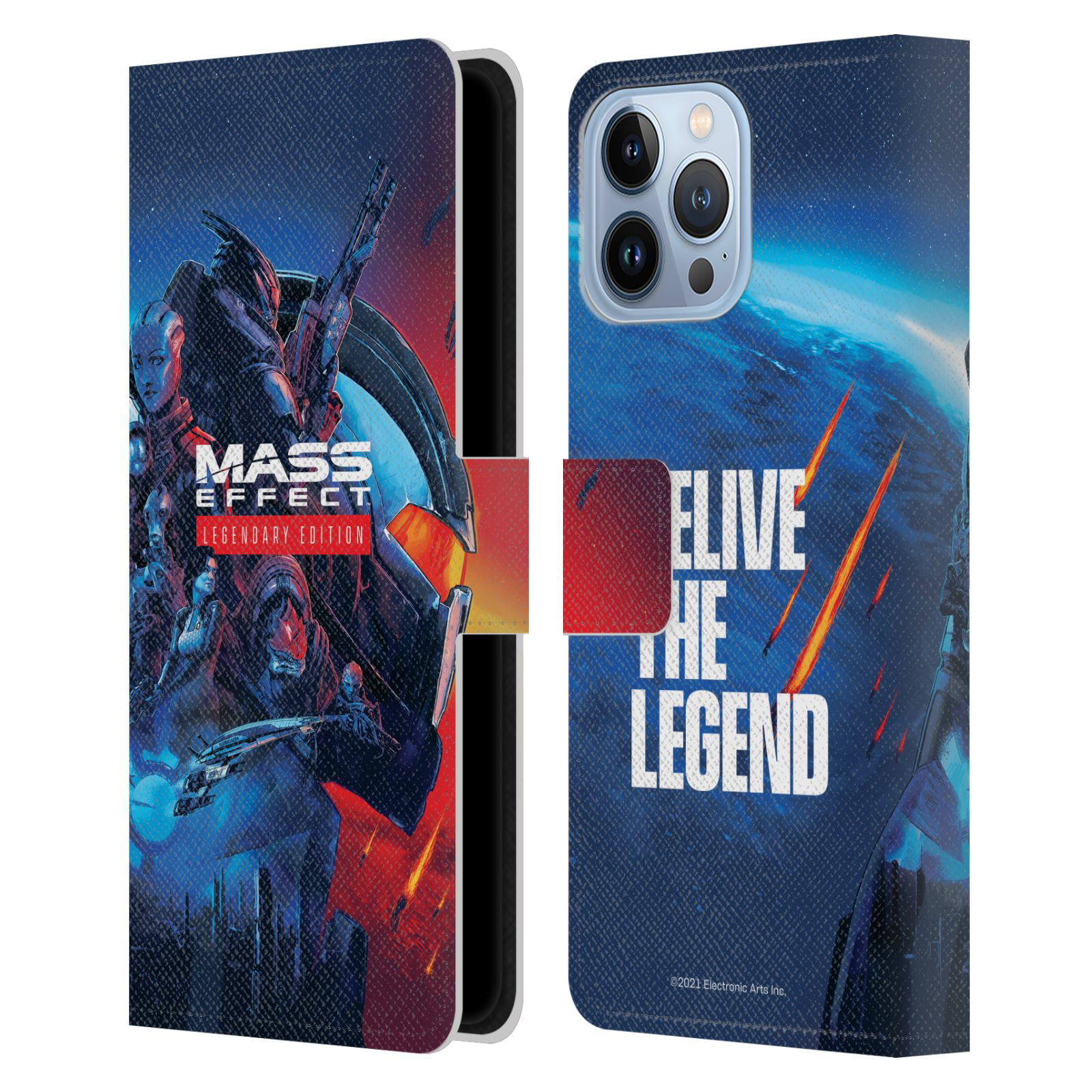 Head Case Designs Officially Licensed EA Bioware Mass Effect Legendary  Graphics Key Art Leather Book Wallet Case Cover Compatible with Apple  iPhone 13 Pro Max 