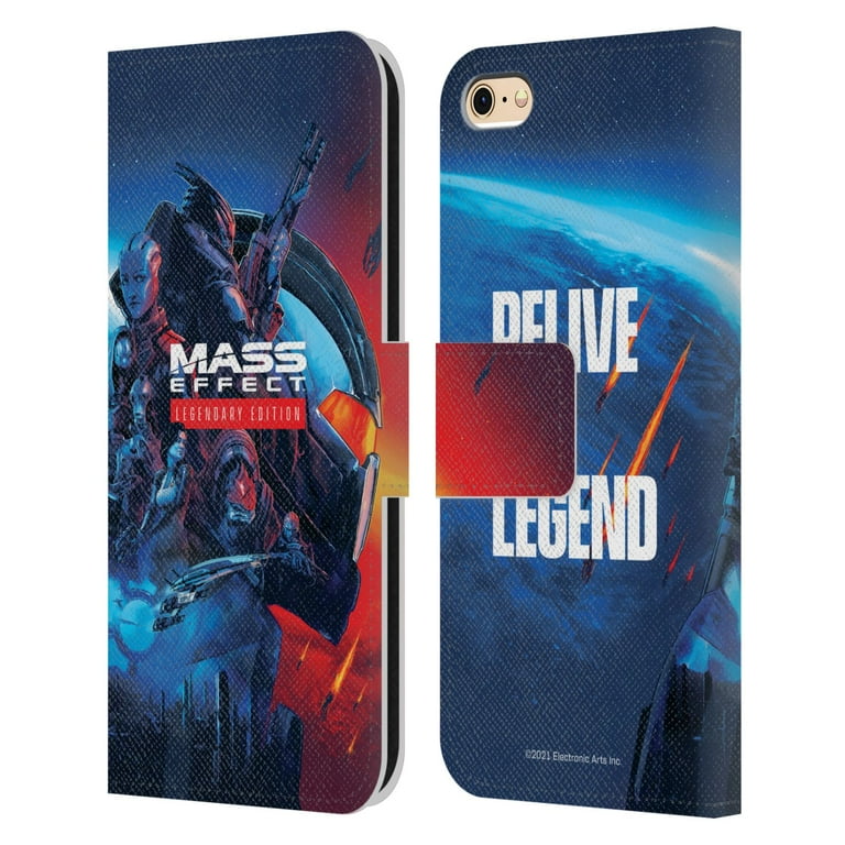 Head Case Designs Officially Licensed EA Bioware Mass Effect Legendary  Graphics Key Art Leather Book Wallet Case Cover Compatible with Apple  iPhone 6 / iPhone 6s 