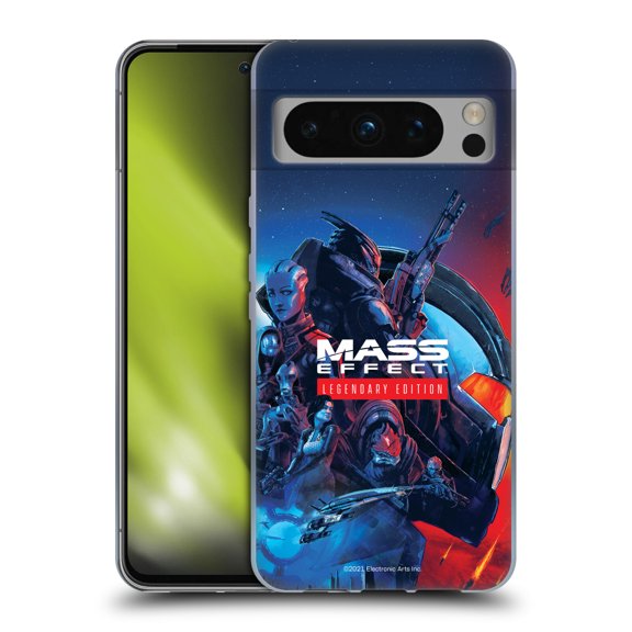 Head Case Designs Officially Licensed EA Bioware Mass Effect Legendary Graphics Key Art Soft Gel Case Compatible with Google Pixel 8 Pro