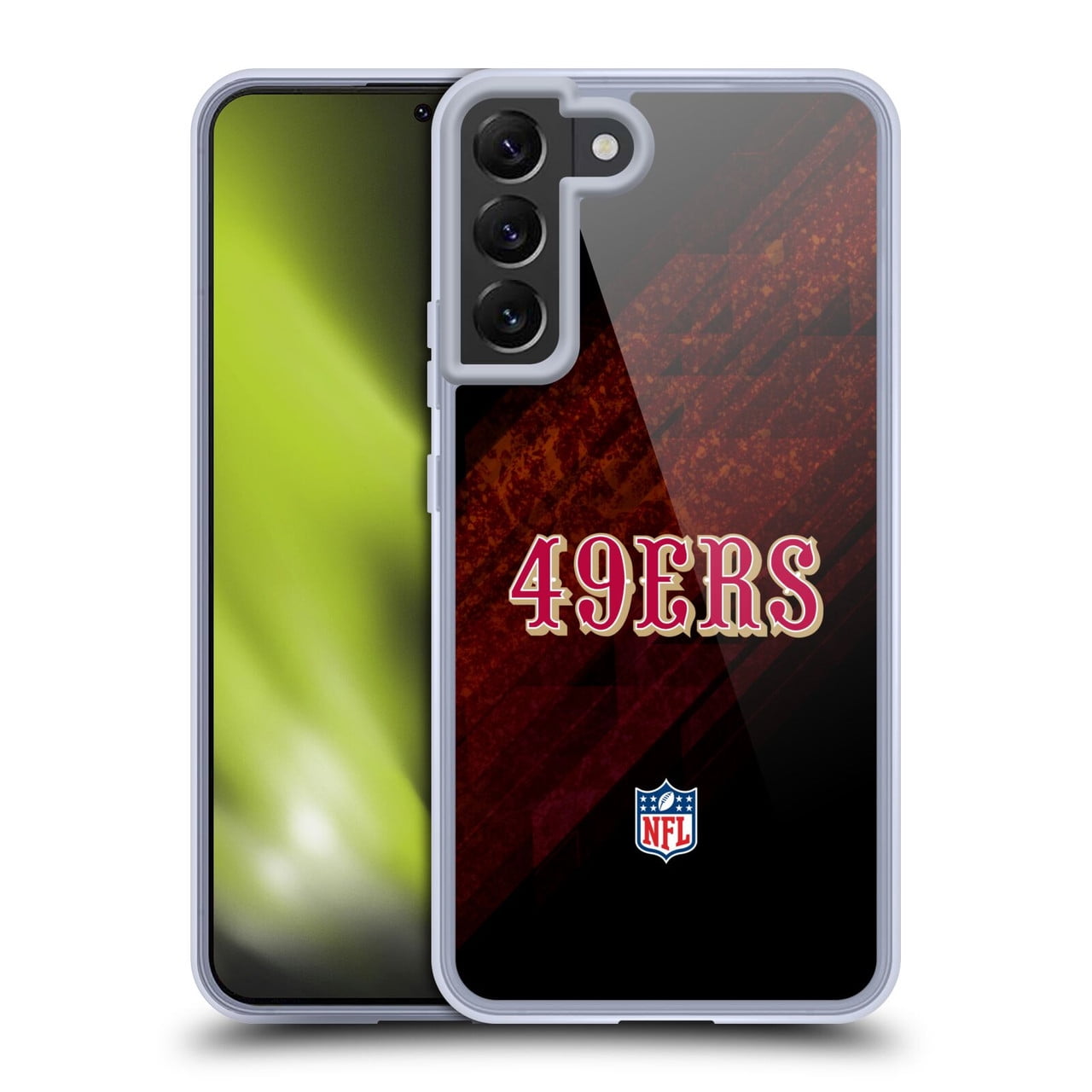 Head Case Designs NFL San Francisco 49Ers Logo Blur Soft Gel Case for Samsung Galaxy S22+ 5G