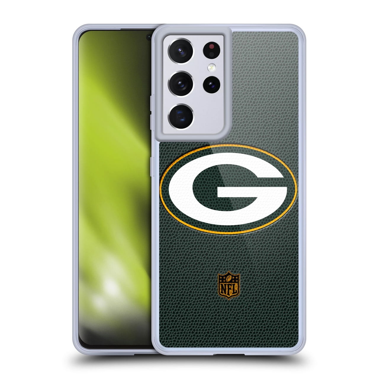 Head Case Designs NFL Green Bay Packers Logo Football Soft Gel Case for Samsung Galaxy S21 Ultra 5G