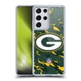 thumbnail image 1 of Head Case Designs NFL Green Bay Packers Logo Camou Soft Gel Case for Samsung Galaxy S21 Ultra 5G, 1 of 7