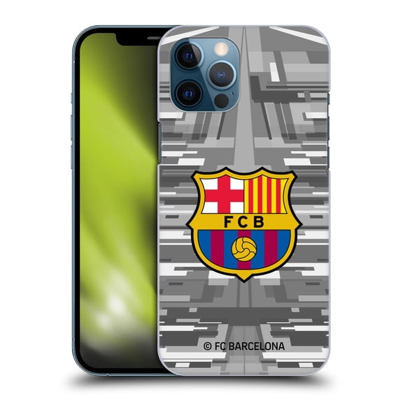 Head Case Designs Officially Licensed FC Barcelona 2019/20 Crest Kit Away Goalkeeper Hard Back Case Compatible with Apple iPhone 12 Pro Max