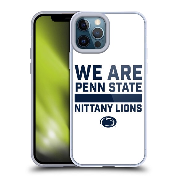 Head Case Designs Pennsylvania State University PSU Pennsylvania State Art We Are Penn State 2 Soft Gel Case for Apple iPhone 12 Pro Max