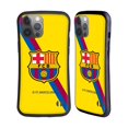 thumbnail image 1 of Head Case Designs Officially Licensed FC Barcelona 2019/20 Crest Kit Away Hybrid Case Compatible with Apple iPhone 14 Pro Max, 1 of 7