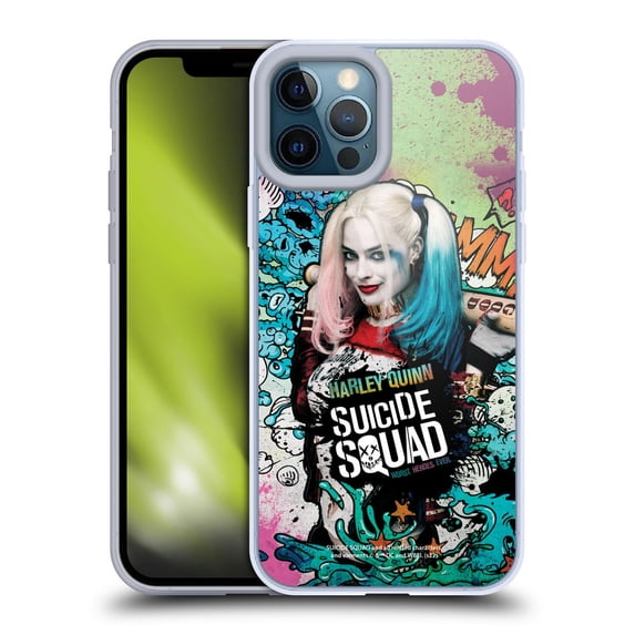Head Case Designs Suicide Squad 2016 Graphics Harley Quinn Poster Soft Gel Case for Apple iPhone 12 Pro Max